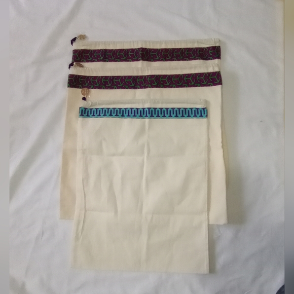 Tory Burch Drawstring DUST BAGS for Shoes & Handbags Logo Charm(3) - Picture 8 of 16